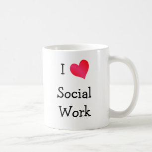 I Love Social Work Coffee Mug