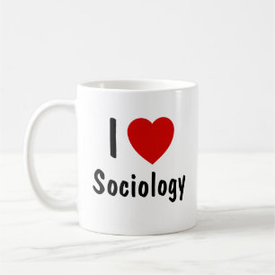 I Love Sociology Coffee Mug