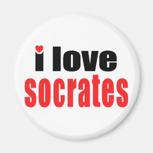 I Love Socrates Magnet