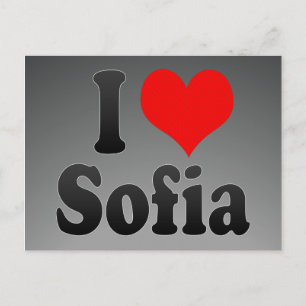 I love Sofia Postcard
