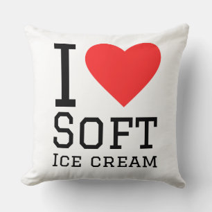 I love soft ice cream cushion