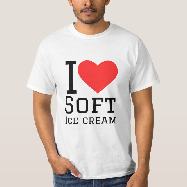 I love soft ice cream T-Shirt (Front)