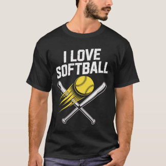 I Love Softll Bold Dedication Pion Expressed T-Shirt