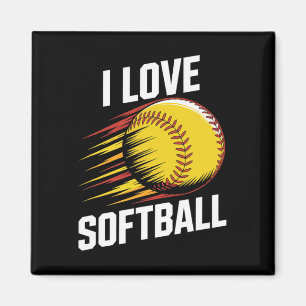I Love Softll Enthusiast Pride Magnet