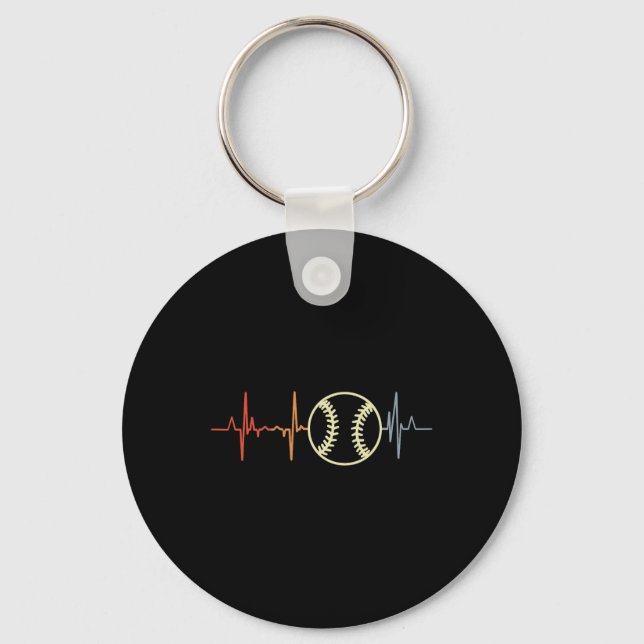 I Love Softll Retro Softller Ecg  Key Ring (Front)