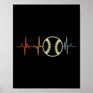 I Love Softll Retro Softller Ecg Poster