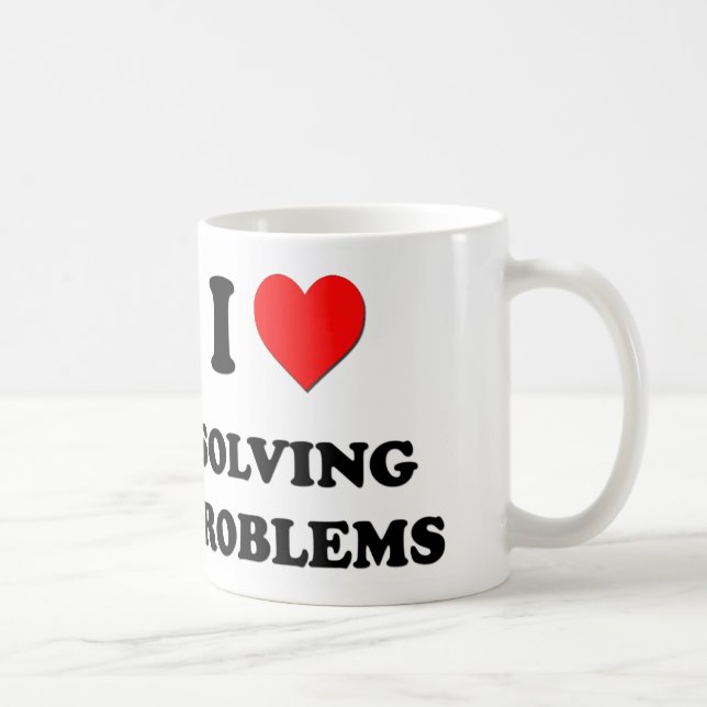I love Solving Problems Coffee Mug (Right)