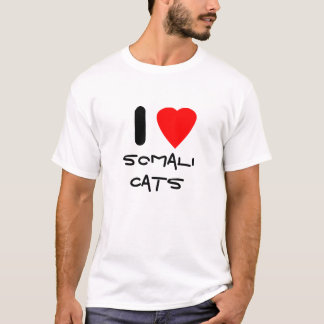 I love Somali Cats T-Shirt
