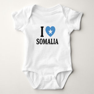 I love Somalia Baby Bodysuit