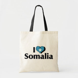 I Love Somalia Flag Tote Bag