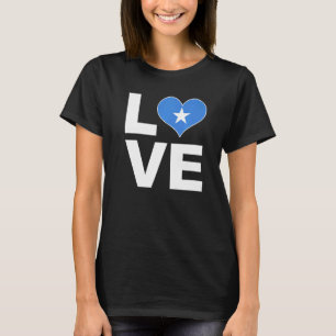 I Love Somalia Heart Flag Somalia T-Shirt