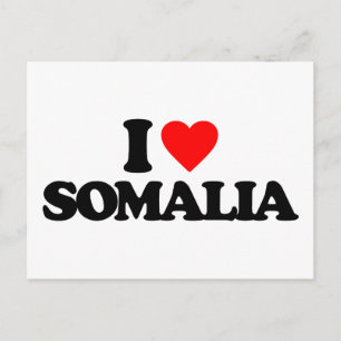 I LOVE SOMALIA POSTCARD