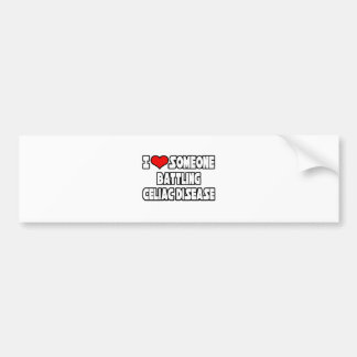 I Love Someone Battling Celiac Disease Bumper Sticker