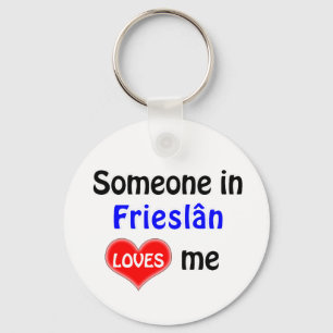 I love someone in Frieslân Key Ring