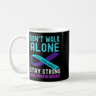 I Love Someone Teal-Purple Prevention Awareness Coffee Mug