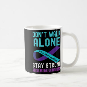 I Love Someone Teal-purple Suicide Prevention Awar Coffee Mug