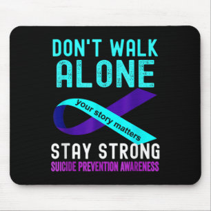 I Love Someone Teal-purple Suicide Prevention Awar Mouse Pad