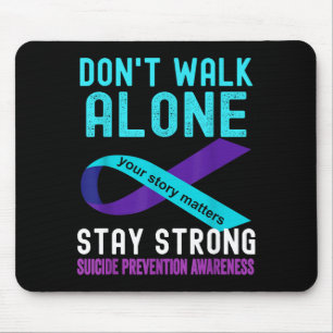 I Love Someone Teal-purple Suicide Prevention Awar Mouse Pad