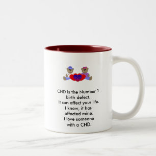 I love someone with a CHD Two-Tone Coffee Mug