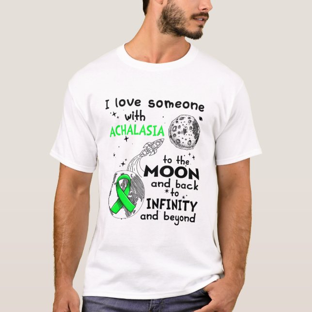 I love Someone with Achalasia Awareness T-Shirt (Front)