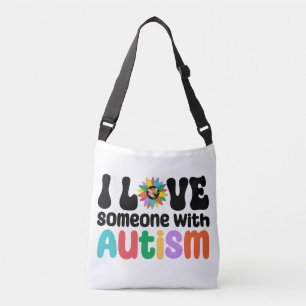 I Love Someone With Autism Crossbody Bag