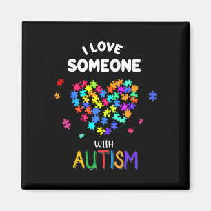 I Love Someone With Autism Tee Autism Speaks Aware Magnet
