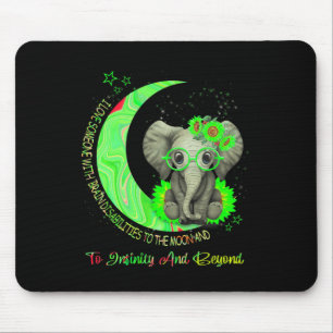 I Love Someone With Brain Disabilities To The Moon Mouse Pad