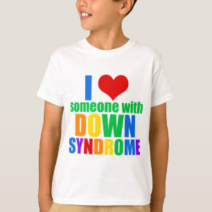 I Love Someone With Down Syndrome Kids T-Shirt