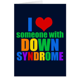 I Love Someone With Down Syndrome Rainbow