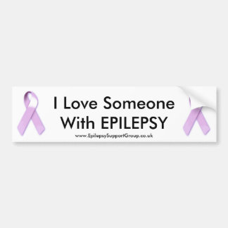 I Love Someone With EPILEPSY Bumper Sticker