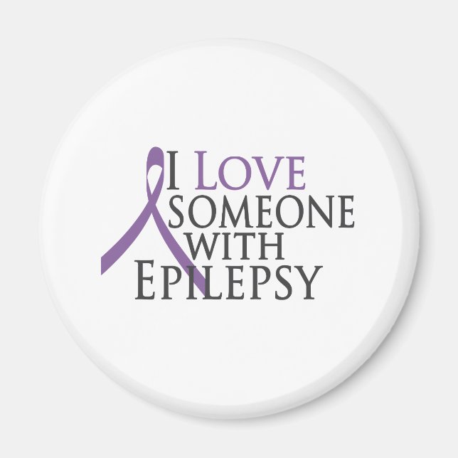 i love someone with epilepsy magnet (Front)