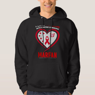 I Love Someone With Marfan syndrome Awareness Ragl Hoodie