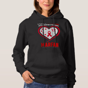 I Love Someone With Marfan syndrome Awareness Ragl Hoodie