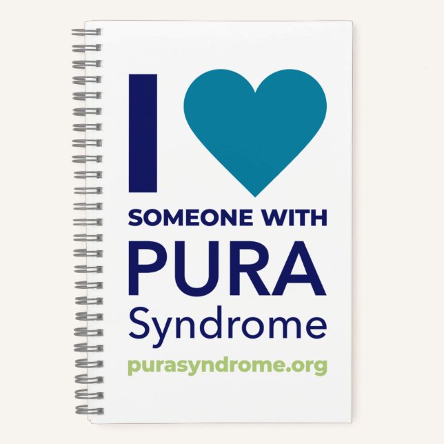 I LOVE Someone with PURA Softcover Notebook (Front)