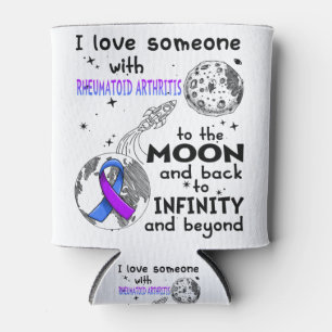 I love Someone with Rheumatoid Arthritis Awareness Can Cooler