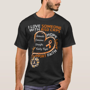 I Love Someone With Rsd Crps Awareness Dragonfly S T-Shirt