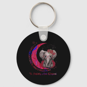 I Love Someone With Sickle Cell Anaemia To The Moo Key Ring