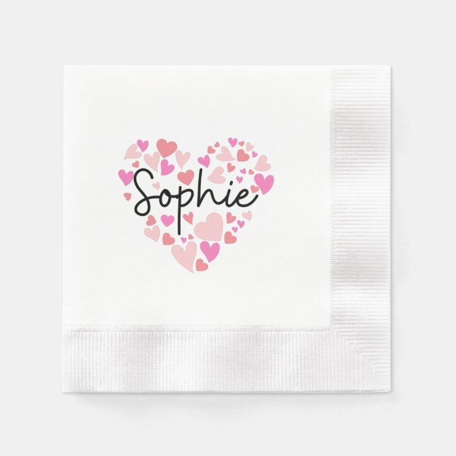 I love Sophie Napkin (Front)