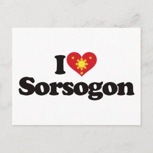 I Love Sorsogon Postcard