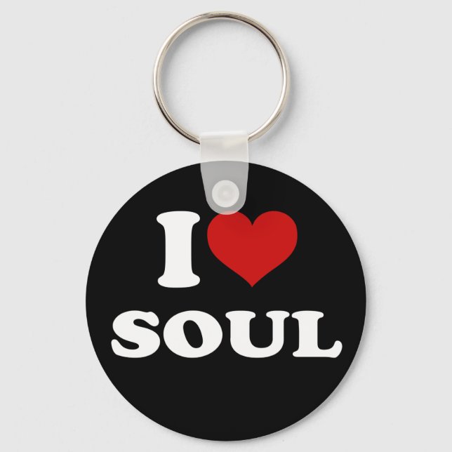 I Love Soul Key Ring (Front)