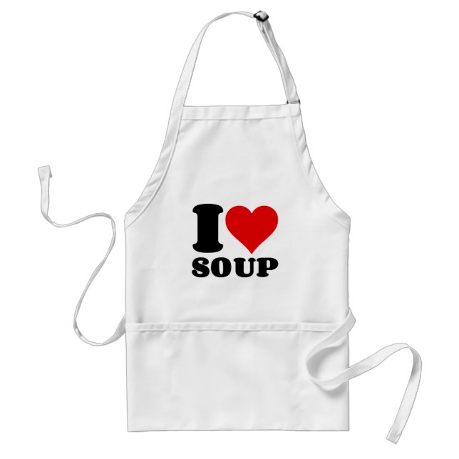 I LOVE SOUP STANDARD APRON (Front)