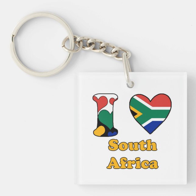 I love South Africa Key Ring (Front)