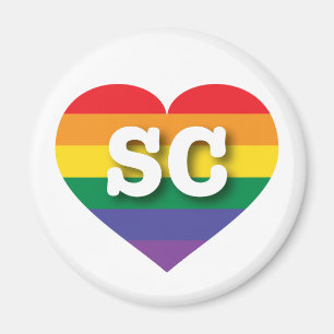 I love South Carolina Gay Pride Magnet