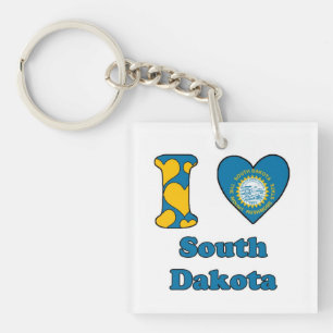 I love South Dakota Key Ring