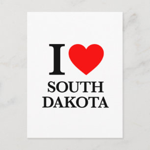 I Love South Dakota Postcard