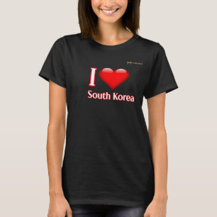 I Love South Korea T-Shirt