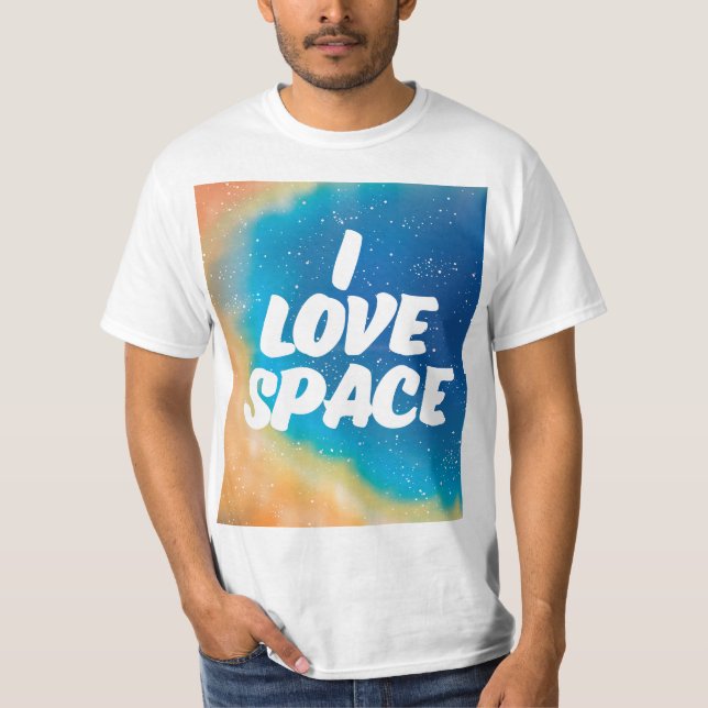 I Love Space T-Shirt (Front)