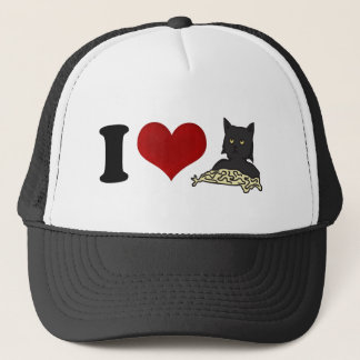 I Love Spaghetti Cat Trucker Hat