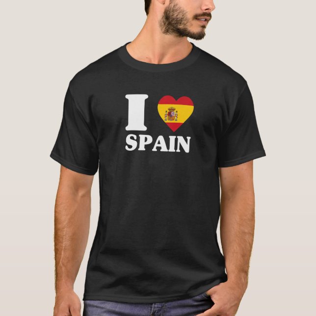 I Love Spain for Spain  I love Spain T-Shirt (Front)