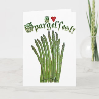 I Love Spargelfest! Card